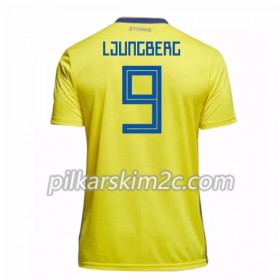 Koszulka Szwecja Ljungberg 9 Główna Mistrzostwa Świata 2018 - Koszulki Piłkarskie